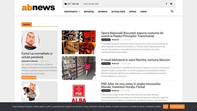 Alba - Stiri Actualitate Reportaj Investigatie Presa Opinie Alba Iulia - abnews.ro