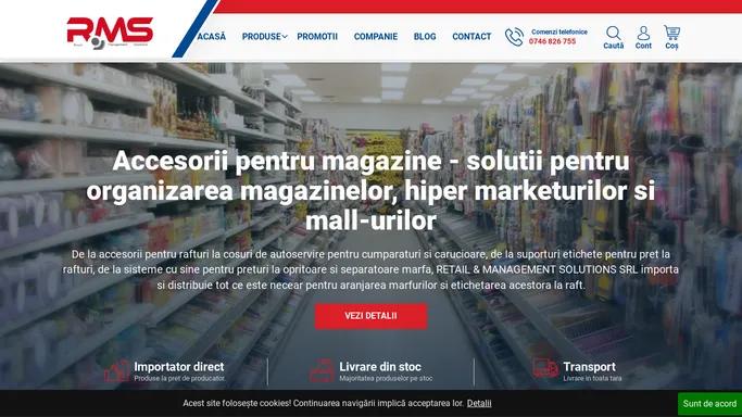 Accesorii magazine: cosuri cumpraturi, carucioare cumparaturi, profile port etichete, rame afisaj, rafturi pentru magazine, accesorii. Sisteme expunere preturi