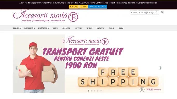 Home page - Accesorii Nunta | First Event