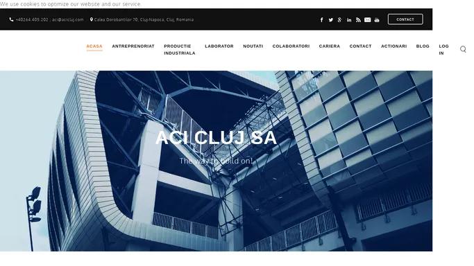 SC ACI CLUJ SA The way to build on!