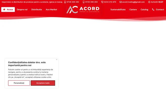 Acord Trading distribuitor produse curatenie igiena menaj