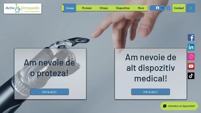 Activ Ortopedic | Tehnica Medicala | Centru Protezare Romania I