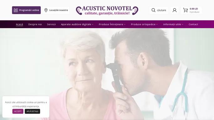 Centru de protezare auditiva si ortopedica | Acustic Novotel