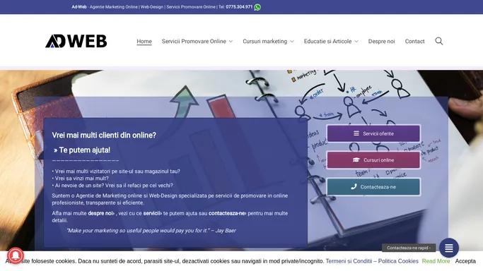 Ad-Web – Agentie Marketing Online si Web-Design