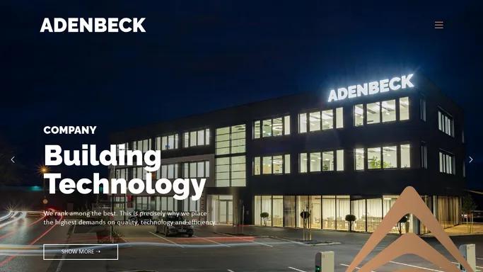 Adenbeck Building Technology - Modern technical Building Services