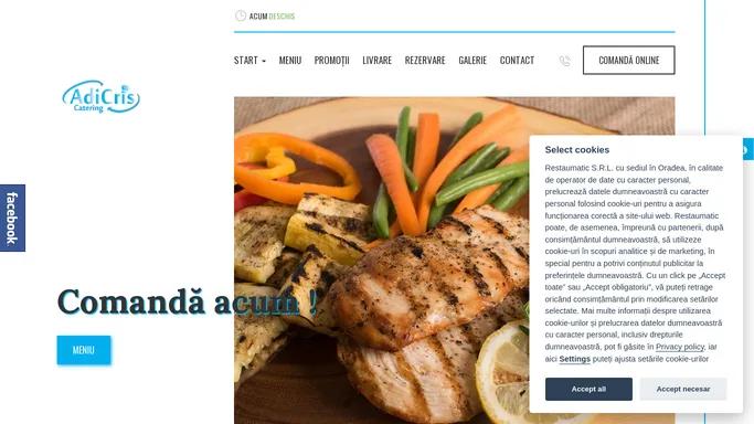 Adicris Catering - Comanda si achita online - Adicris Catering
