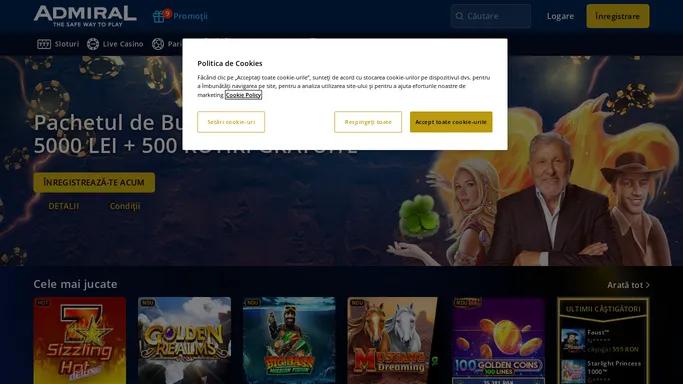 Casino Online | Jocuri Cazino Online | Admiral Romania