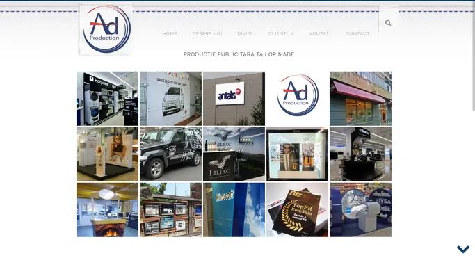 Productie publicitara Bucuresti, firme luminoase, litere volumetrice, standuri, design interior, bannere Bucuresti