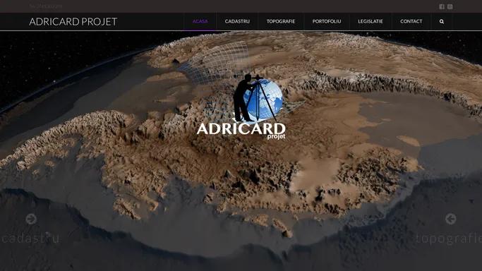 AdriCard Projet | Cadastru si Topografie