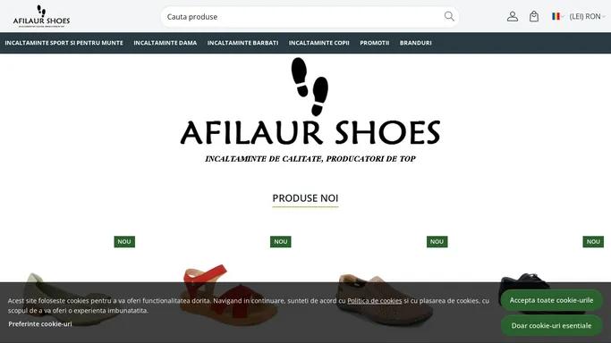 Afilaur Shoes - Incaltaminte de calitate, producatori de top din Romania, Italia, Germania