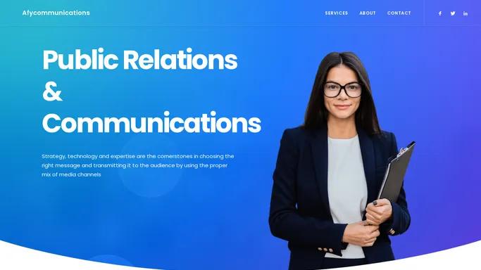 Afycommunications – PR Agency