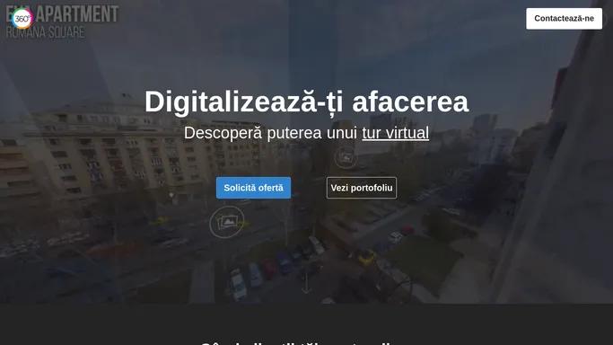 Tur virtual interactiv tur virtual 3d. Agentia 360 Romania.