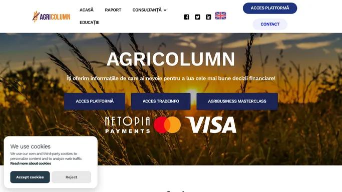 AGRICOLUMN | Agri Market Now