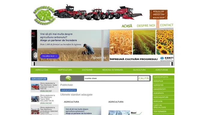 Agricultura Romaneasca - Acasa