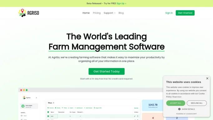 AgriSo: Next Level Farm Management Software