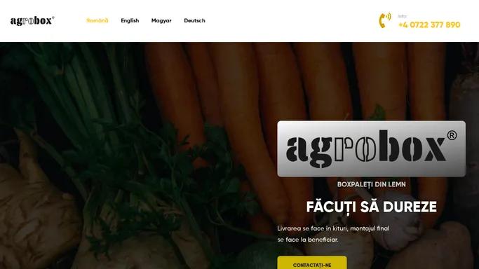 Agrobox – Boxpaleti – Producator boxpaleti legume