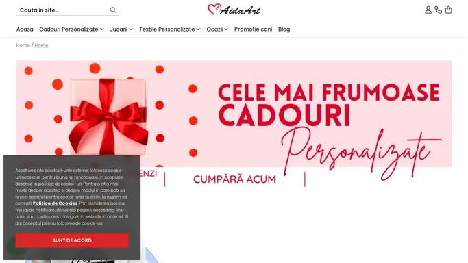 AidaArt - Magazinul Tau de Cadouri Personalizate