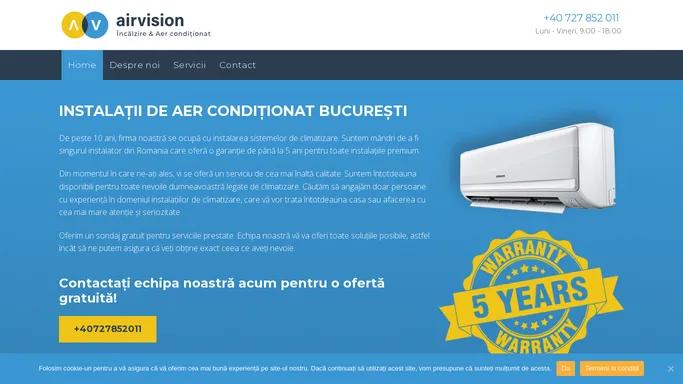 Air Vision – Servicii aer conditionat