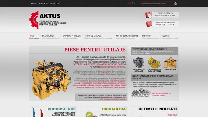 Aktus - piese de schimb, accesorii, componente utilaje de constructii