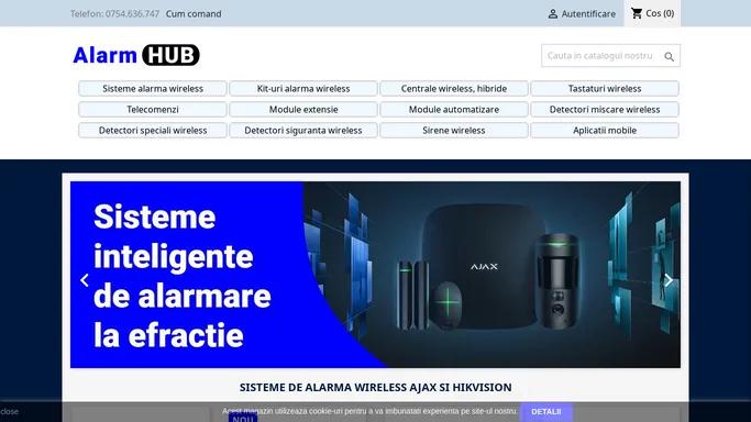 Alarmhub.ro: Sisteme inteligente de alarmare la efractie wireless