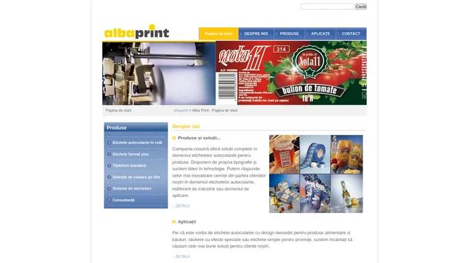 ALBA PRINT SRL - Alba Print - Pagina de start