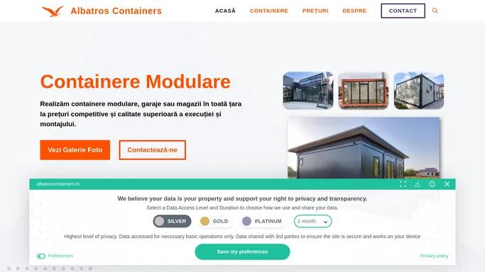 Albatros Containers - Containere Modulare si Monobloc