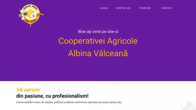 Bine ati venit pe site-ul Cooperativa Agricola Albina Valcea | Site realizat de Domenix.RO