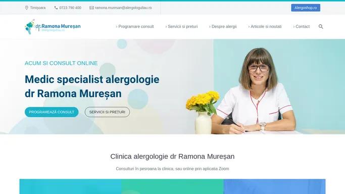 Alergologie - dr Ramona Muresan