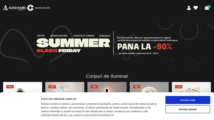 Summer Black Friday - Alessandro Design - Totul pentru casa ta