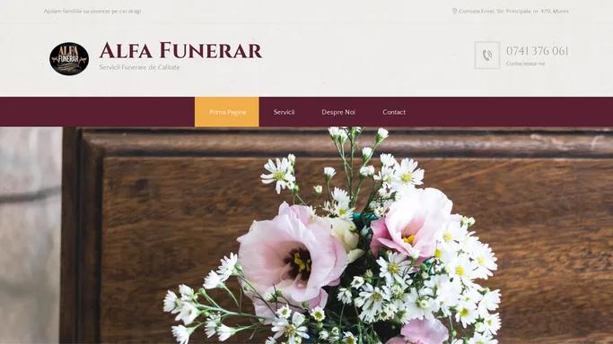 Servicii funerare Mures | Alfa Funerar | Toate necesare inmormantarii