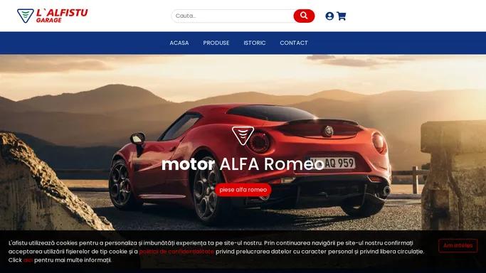 Piese si service Alfa Romeo | L'alfistu