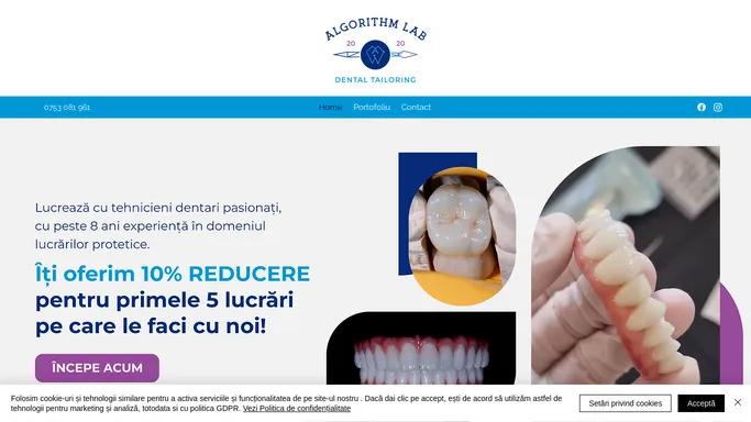 Laborator tehnica dentara | Algorithm Aesthetics | Cluj-Napoca