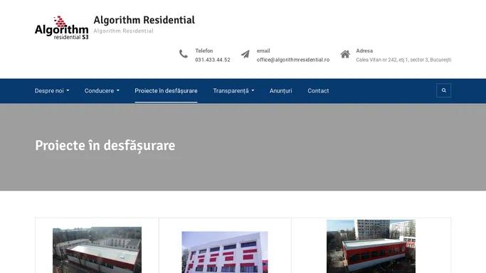 Algorithm Residential – Algorithm Residential