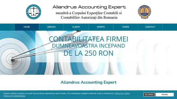 Aliandrus Accounting Expert:. Firma de contabilitate Focsani
