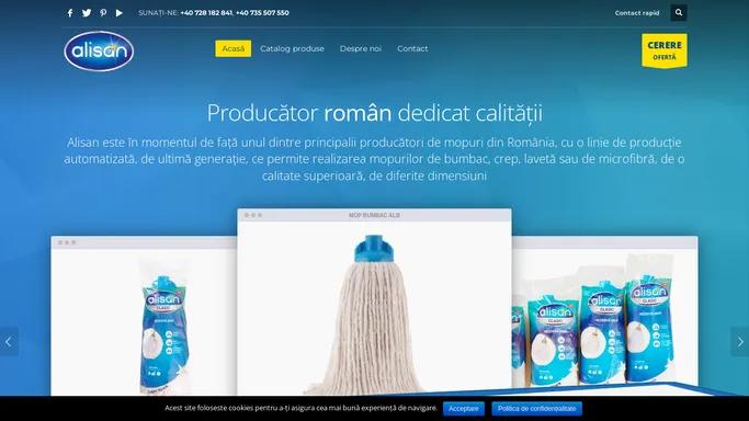 Alisanplast – Producator roman de produse de curatenie.