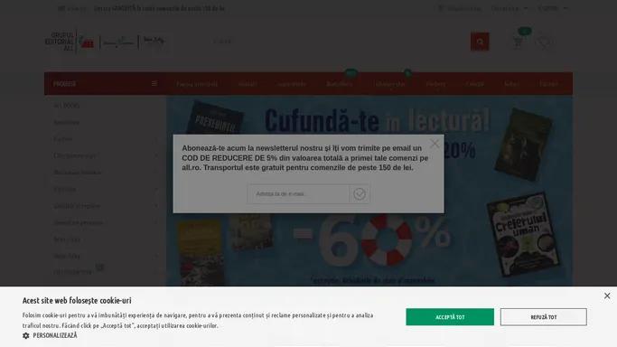Editura ALL - Librarie online cu carti de medicina, literatura, istorie si carti pentru copii