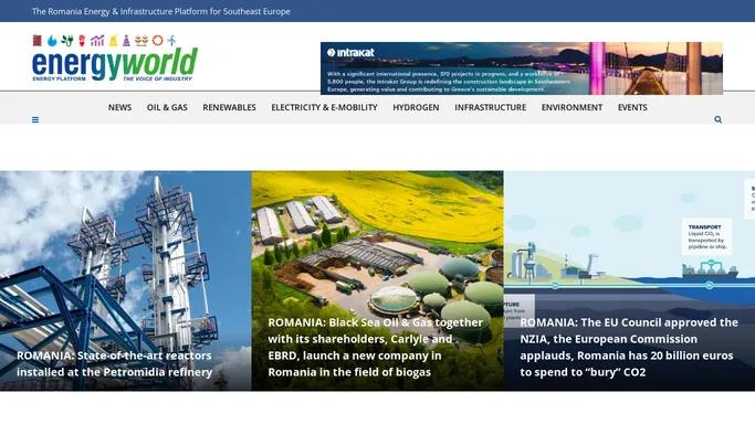 ENERGY WORLD – ROMANIA – Media Platform for Energy & Infrastructures in Southeast Europe & East Med