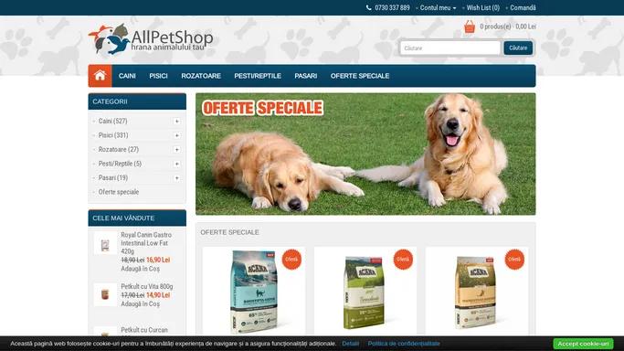 Pet Shop Online - Livrare rapida - Allpetshop.ro