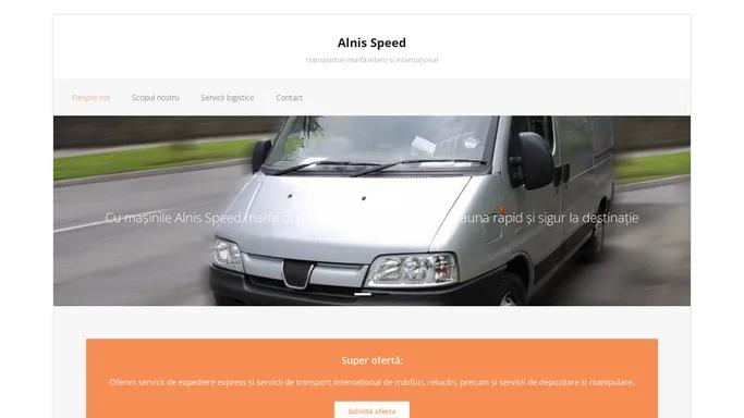 Alnis Speed – transporturi marfa intern si international