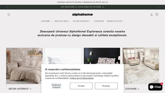 Alpha Home | Articole de casa la preturi accesibile - Magazin Online – alphahome