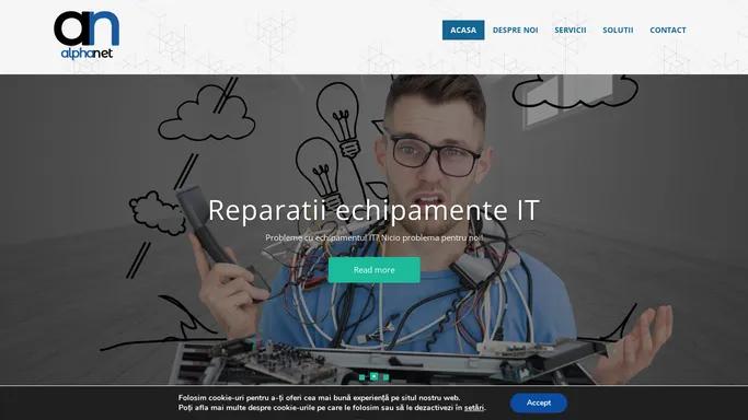 Servicii de reparatii calculatoare, suport tehnic, securitate, retele - AlphaNET