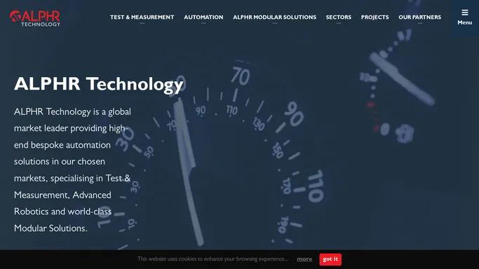 Automation Technology UK | Bespoke Automation | ALPHR Technology