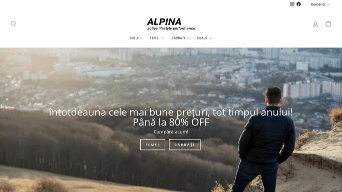 Alpina Lifestyle Outlet I Producatorul tau de incaltaminte – ALPINA RO