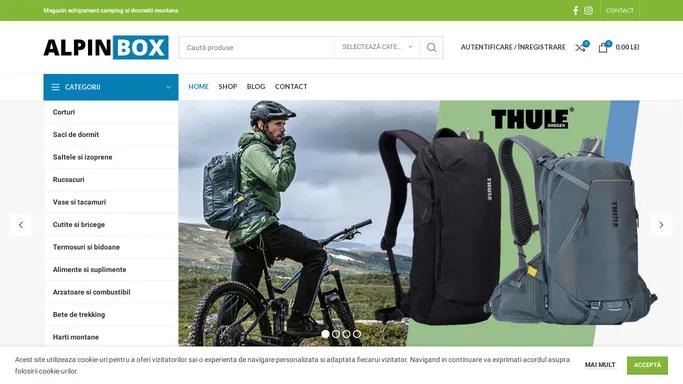 AlpinBox.ro - Magazin online echipament montan, camping si drumetii