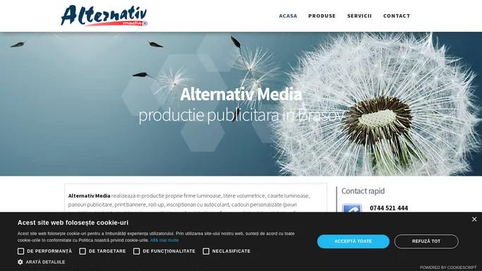 Alternativ Media productie publicitara in Brasov