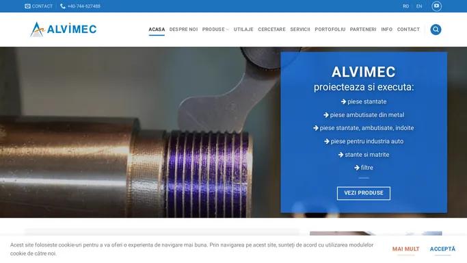 Alvimec – Piese stantate, ambutisate, indoite, stante si matrite