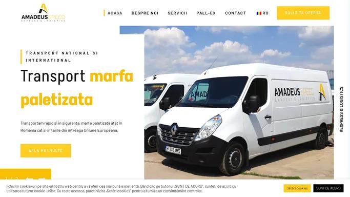 Amadeus Speed - Transport intern / extern de marfa paletizata!