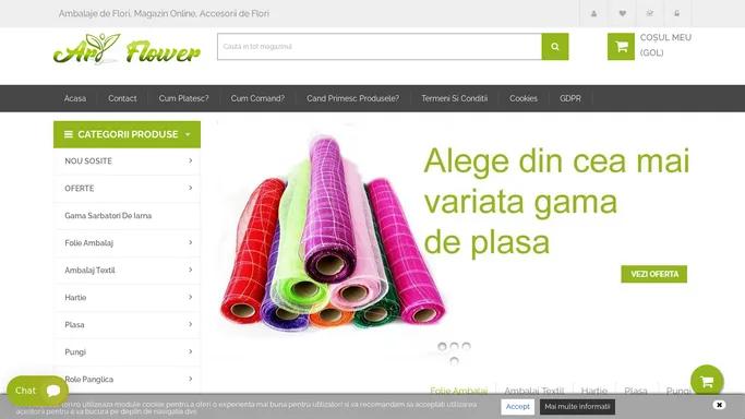 Magazin Online - Ambalaje de Flori si Accesorii de Flori - Art Flower