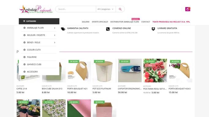 Ambalaje Flori Cadouri Parfumate