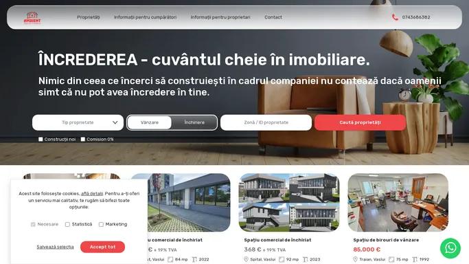 Agentia imobiliara AMBIENT - Agentie imobiliara